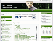 Tablet Screenshot of e-student.pravos.hr